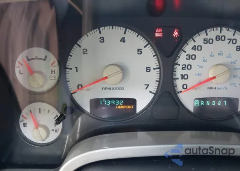 2003 Dodge Ram 1500 St из США, поврежденный, VIN 1D7HA16K63J521632